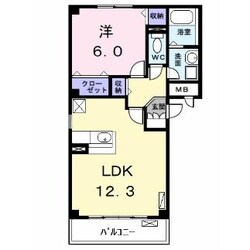 佐古木駅 徒歩4分 1階の物件間取画像